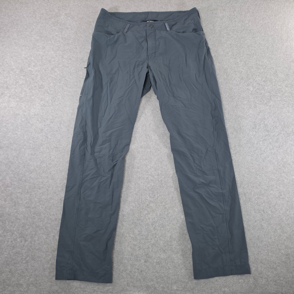 Arcteryx Lefroy Hiking Pants Mens 34 Grey Lightweight Technical Trousers hiking